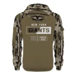New York Giants Half Zip Hoodie Customize Your Name