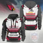 Arizona Cardinals Half Zip Hoodie Custom Your Name