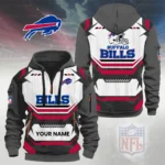 Buffalo Bills Half Zip Hoodie Custom Your Name
