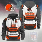 Cleveland Browns Half Zip Hoodie Custom Your Name