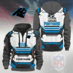 Carolina Panthers Half Zip Hoodie Custom Your Name