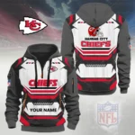 Kansas City Chiefs Half Zip Hoodie Custom Your Name