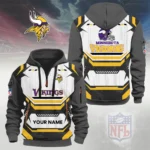 Minnesota Vikings Half Zip Hoodie Custom Your Name