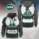 New York Jets Half Zip Hoodie Custom Your Name