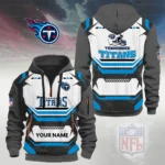 Tennessee Titans Half Zip Hoodie Custom Your Name
