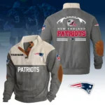 New England Patriots Knitted Ribbed Corduroy Sweatshirt Pullover Sweater Custom Your Name