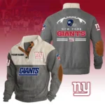 New York Giants Knitted Ribbed Corduroy Sweatshirt Pullover Sweater Custom Your Name