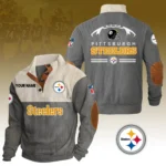 Pittsburgh Steelers Knitted Ribbed Corduroy Sweatshirt Pullover Sweater Custom Your Name