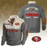 San Francisco 49ers Knitted Ribbed Corduroy Sweatshirt Pullover Sweater Custom Your Name