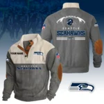 Seattle Seahawks Knitted Ribbed Corduroy Sweatshirt Pullover Sweater Custom Your Name