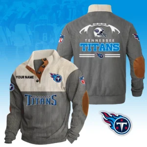 Tennessee Titans Knitted Ribbed Corduroy Sweatshirt Pullover Sweater Custom Your Name