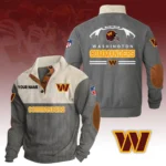 Washington Commanders Knitted Ribbed Corduroy Sweatshirt Pullover Sweater Custom Your Name