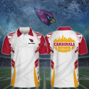Arizona Cardinals 3D Polo Shirt Custom Your Name