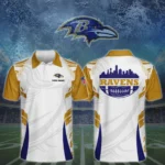 Baltimore Ravens 3D Polo Shirt Custom Your Name