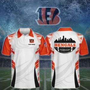Cincinnati Bengals 3D Polo Shirt Custom Your Name