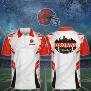 Cleveland Browns 3D Polo Shirt Custom Your Name