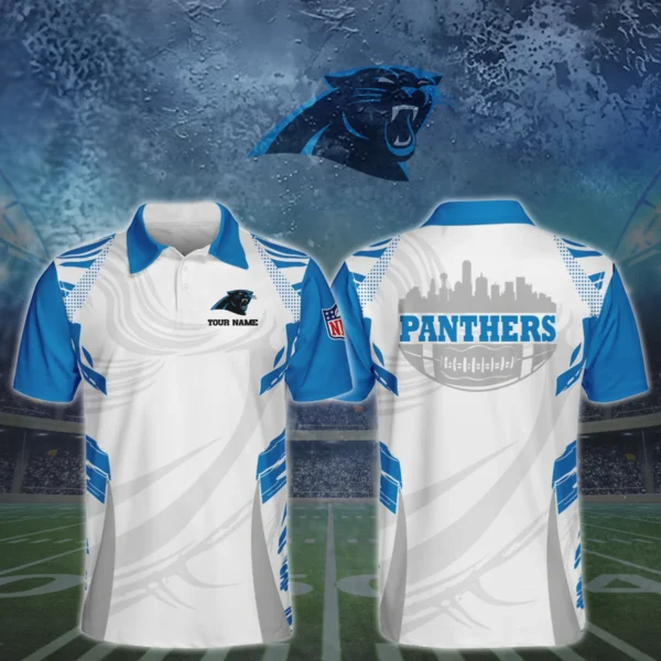 Carolina Panthers 3D Polo Shirt Custom Your Name