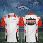 Denver Broncos 3D Polo Shirt Custom Your Name