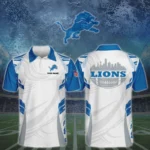 Detroit Lions 3D Polo Shirt Custom Your Name