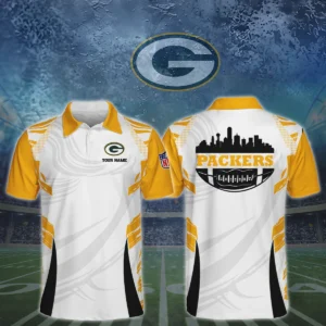 Green Bay Packers 3D Polo Shirt Custom Your Name