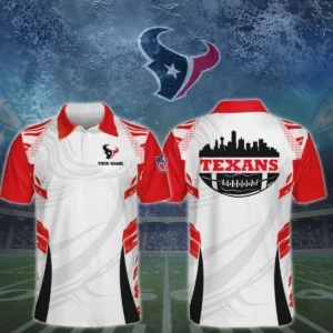 Houston Texans 3D Polo Shirt Custom Your Name