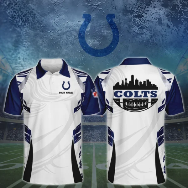 Indianapolis Colts 3D Polo Shirt Custom Your Name