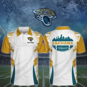 Jacksonville Jaguars 3D Polo Shirt Custom Your Name