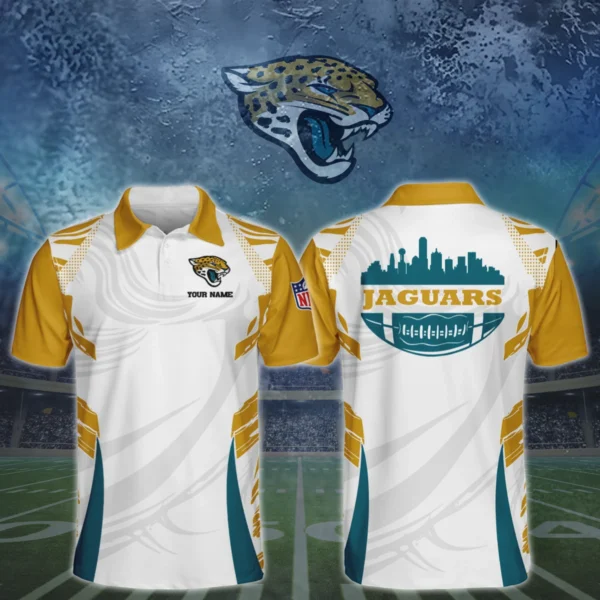 Jacksonville Jaguars 3D Polo Shirt Custom Your Name