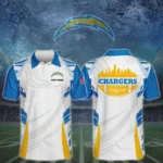 Los Angeles Chargers 3D Polo Shirt Custom Your Name