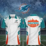 Miami Dolphins 3D Polo Shirt Custom Your Name
