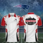 New England Patriots 3D Polo Shirt Custom Your Name