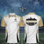 New Orleans Saints 3D Polo Shirt Custom Your Name