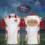 San Francisco 49ers 3D Polo Shirt Custom Your Name
