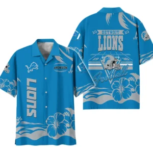 Detroit Lions Hawaiian Shirt 2026 Limited Custom Name
