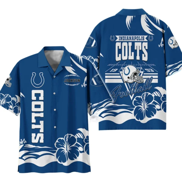 Indianapolis Colts Hawaiian Shirt 2026 Limited Custom Name