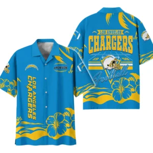 Los Angeles Chargers Hawaiian Shirt 2026 Limited Custom Name