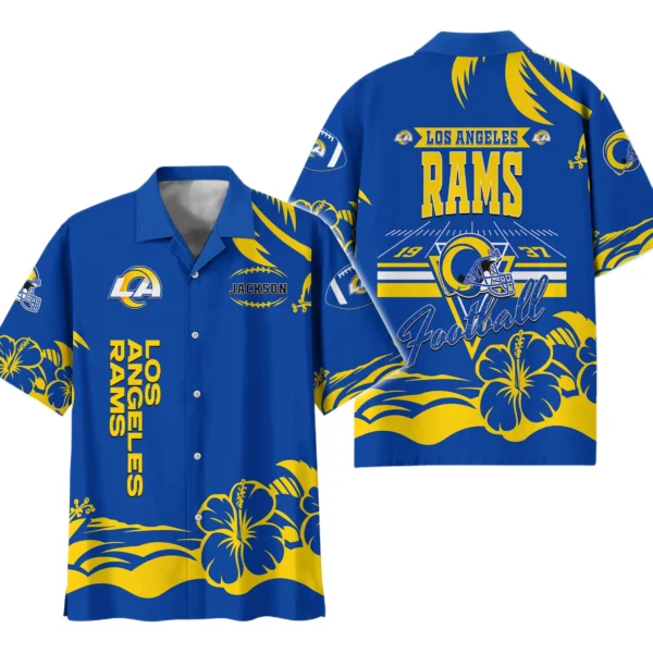 Los Angeles Rams Hawaiian Shirt 2026 Limited Custom Name