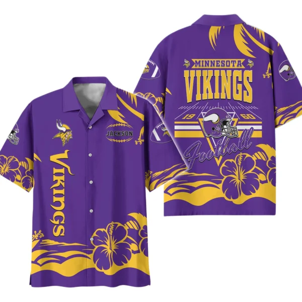 Minnesota Vikings Hawaiian Shirt 2026 Limited Custom Name