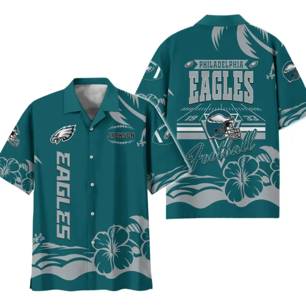 Philadelphia Eagles Hawaiian Shirt 2026 Limited Custom Name