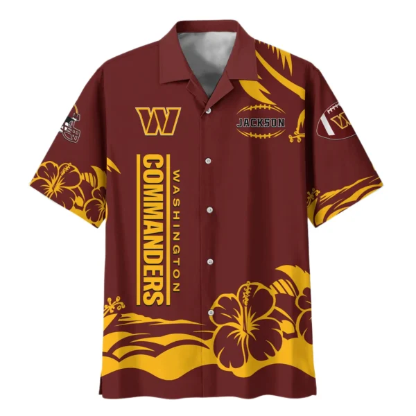 Washington Commanders Hawaiian Shirt 2026 Limited Custom Name