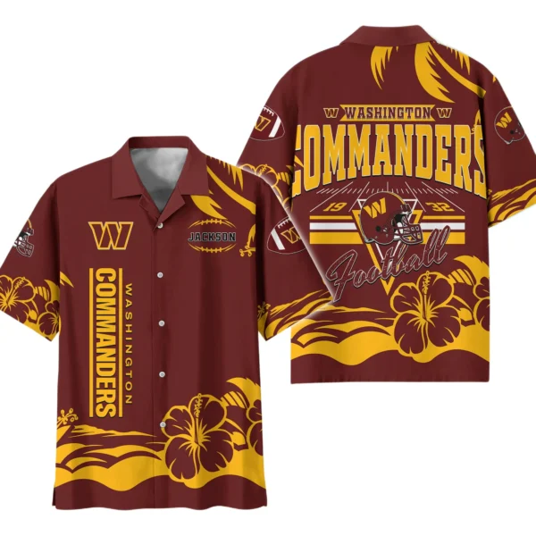 Washington Commanders Hawaiian Shirt 2026 Limited Custom Name