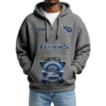 Tennessee Titans x Quarter-Zip Waffle Knit Hoodie Customize Your Name
