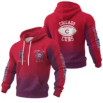 Chicago Cubs Waffle Pullover Hoodie Custom Your Name