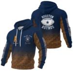 Houston Astros Waffle Pullover Hoodie Custom Your Name