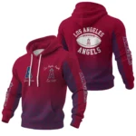 Los Angeles Angels Waffle Pullover Hoodie Custom Your Name