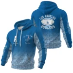 Los Angeles Dodgers Waffle Pullover Hoodie Custom Your Name
