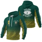 Oakland Athletics Waffle Pullover Hoodie Custom Your Name