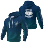 Seattle Mariners Waffle Pullover Hoodie Custom Your Name