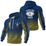 Tampa Bay Rays Waffle Pullover Hoodie Custom Your Name