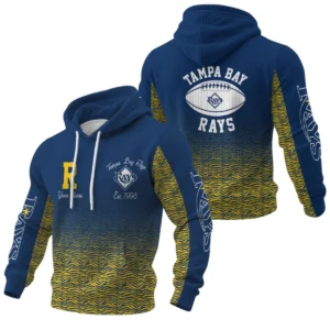 Tampa Bay Rays Waffle Pullover Hoodie Custom Your Name
